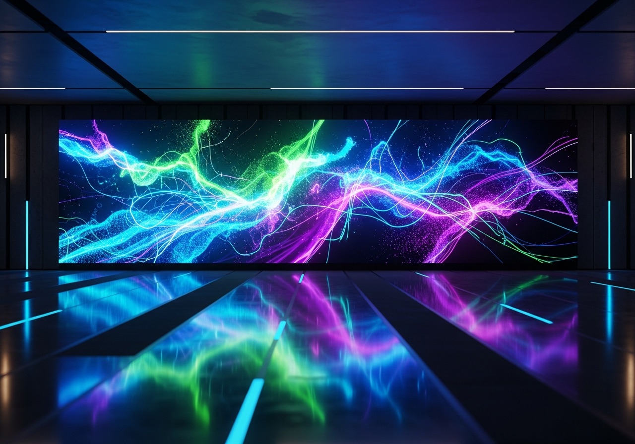 Seamless LED video wall